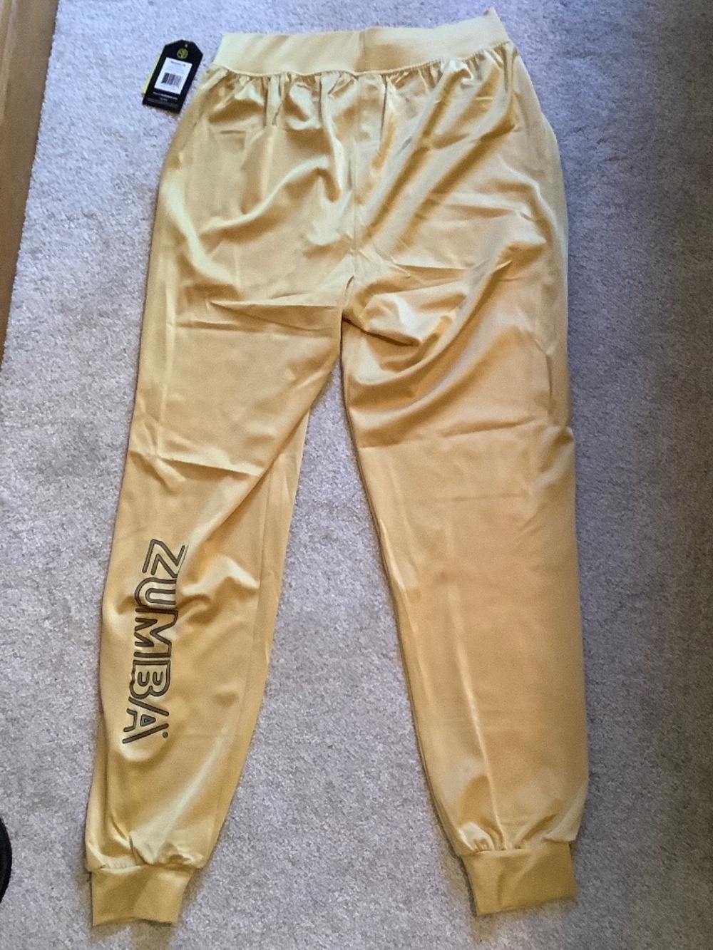 Zumba Runway Slim Ankle joggers Medium Gold - Picture 3 of 11